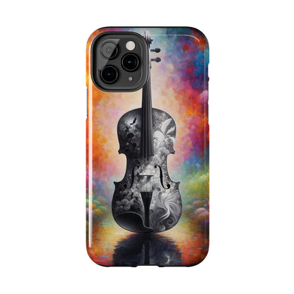 ToughDrop Apple iPhone Case Ft. Greyscale Violin