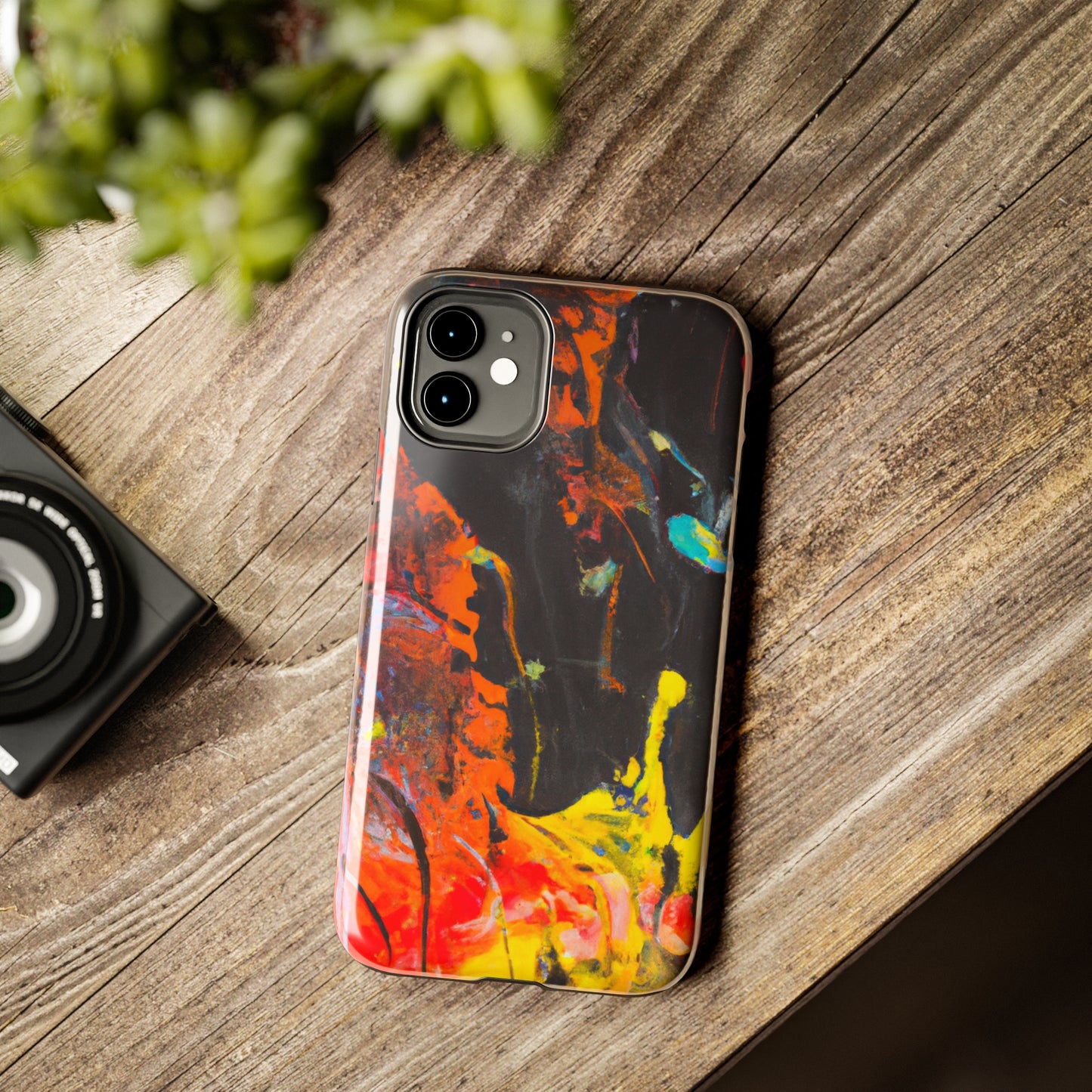 Tough Case-Mate iPhone Case Ft. Abstract Orange