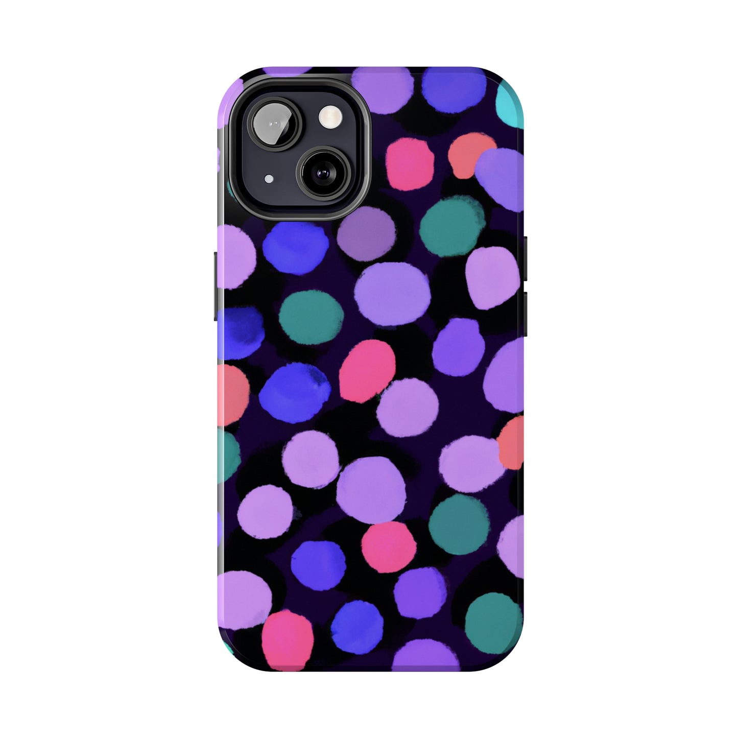 Tough Case-Mate iPhone Case Ft. Purple Dots