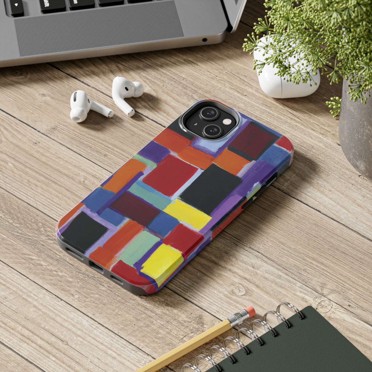 Tough Case-Mate iPhone Case Ft. Abstract Rectangles