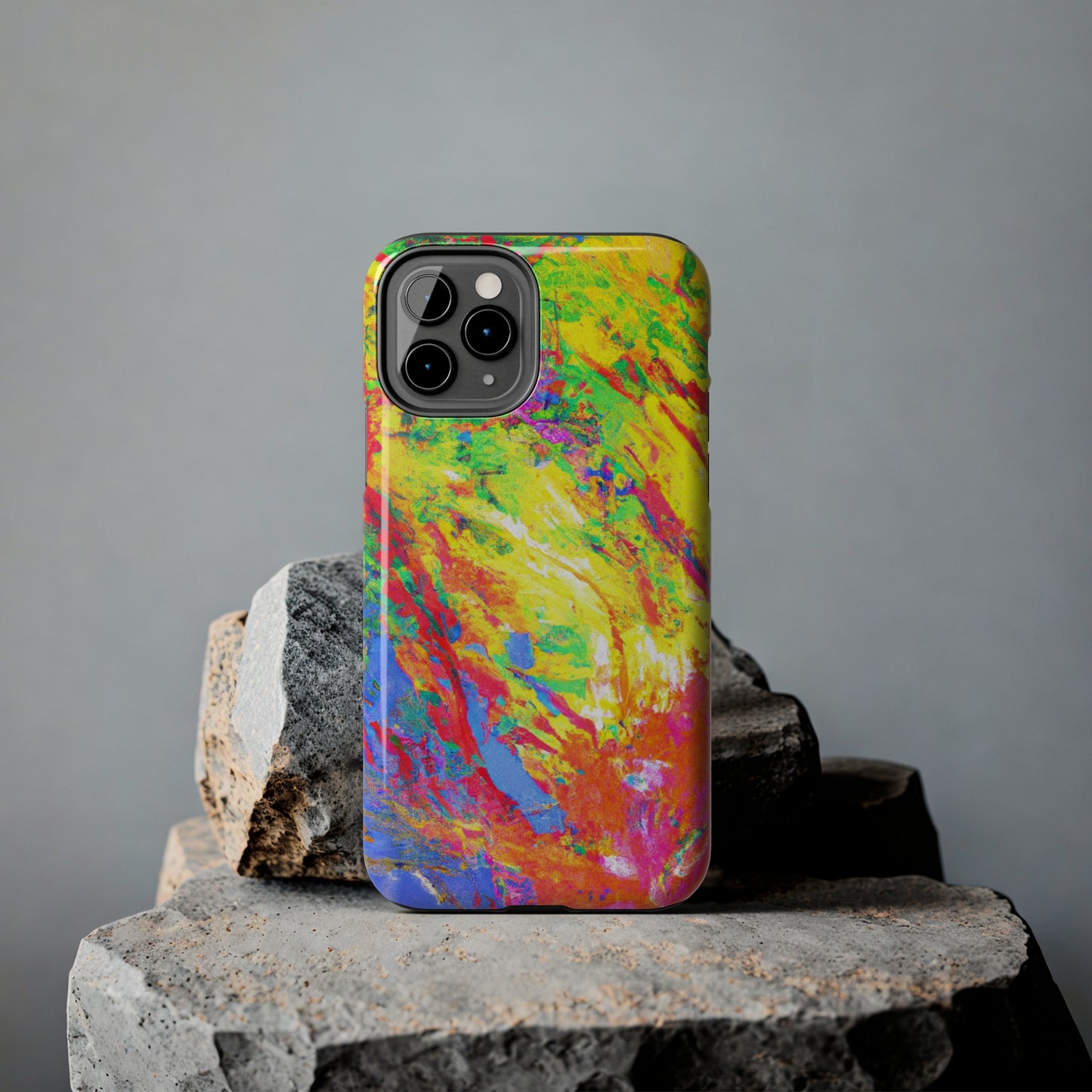 Tough Apple iPhone Cases Ft. Abstract Sherbet