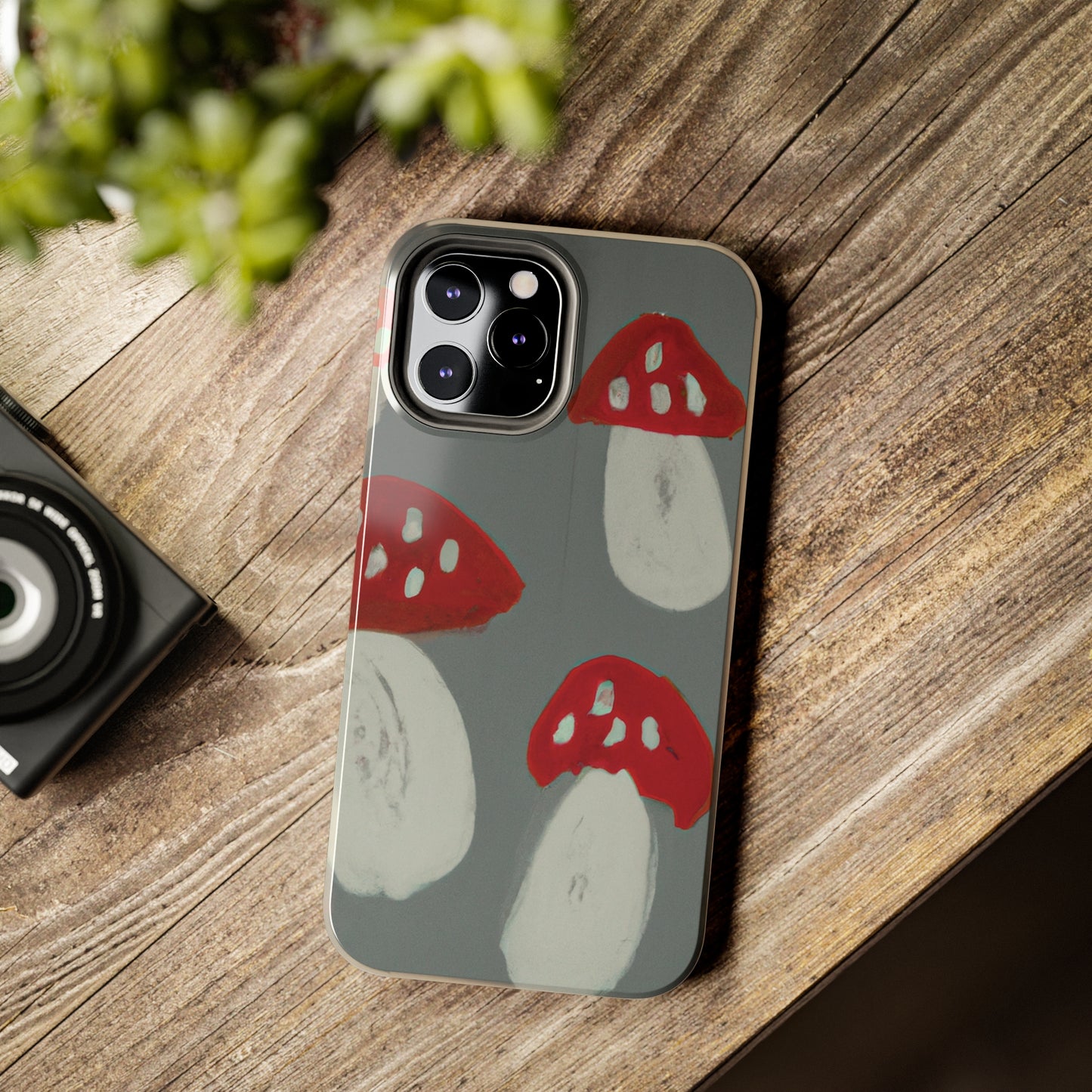 Tough Apple iPhone Cases Ft. Acrylic Mushrooms