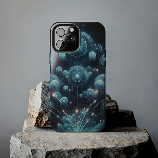 ToughDrop Apple iPhone Case Ft. Blue Dot New Year Fireworks