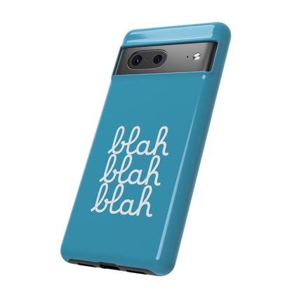 Tough Phone Case Ft. blahblahblah Turquoise