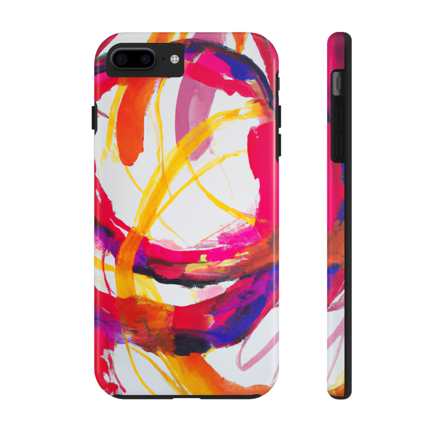 Tough Apple iPhone Cases Ft. Abstract Scarlet