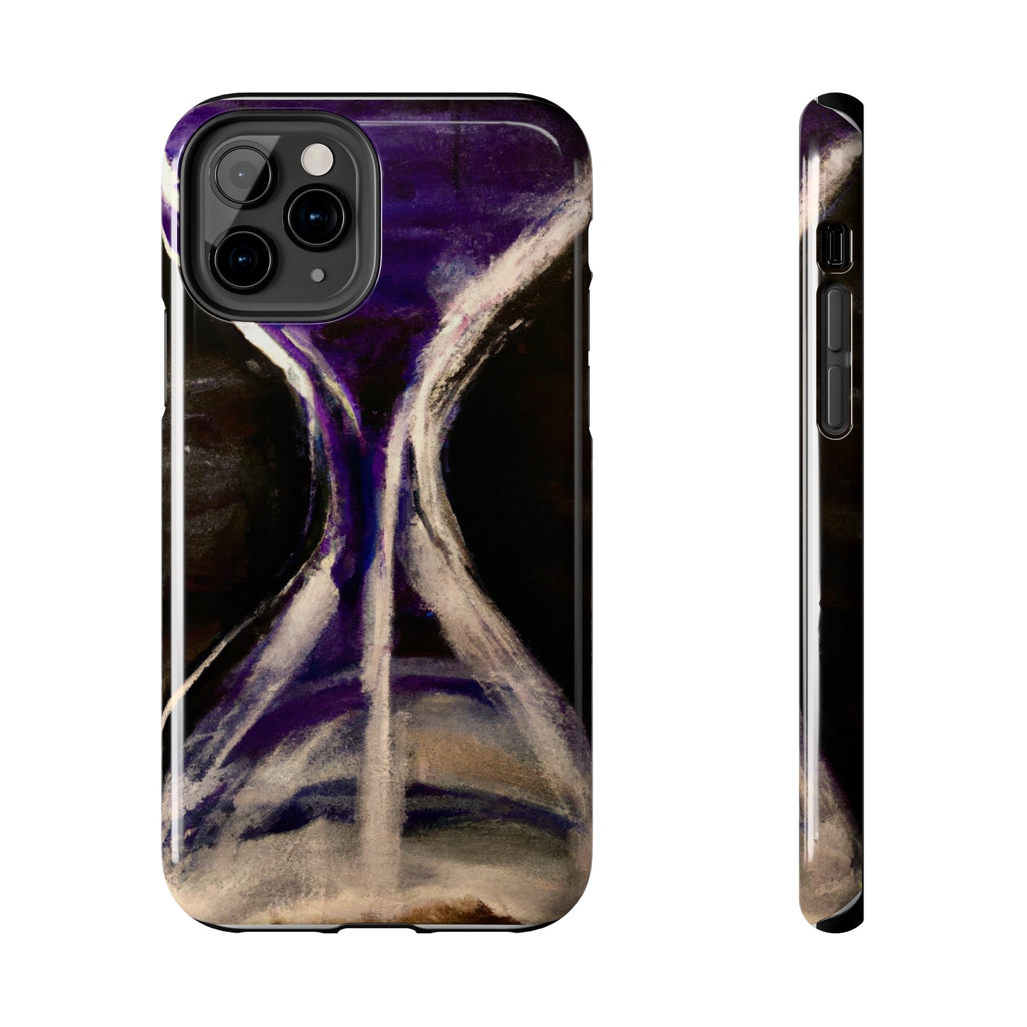 Tough Case-Mate iPhone Case Ft. Purple Hourglass