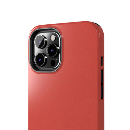 Strong Apple iPhone Case Ft. Minimal Orange