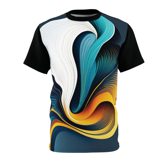 Abstract Ocean Waves Tshirt