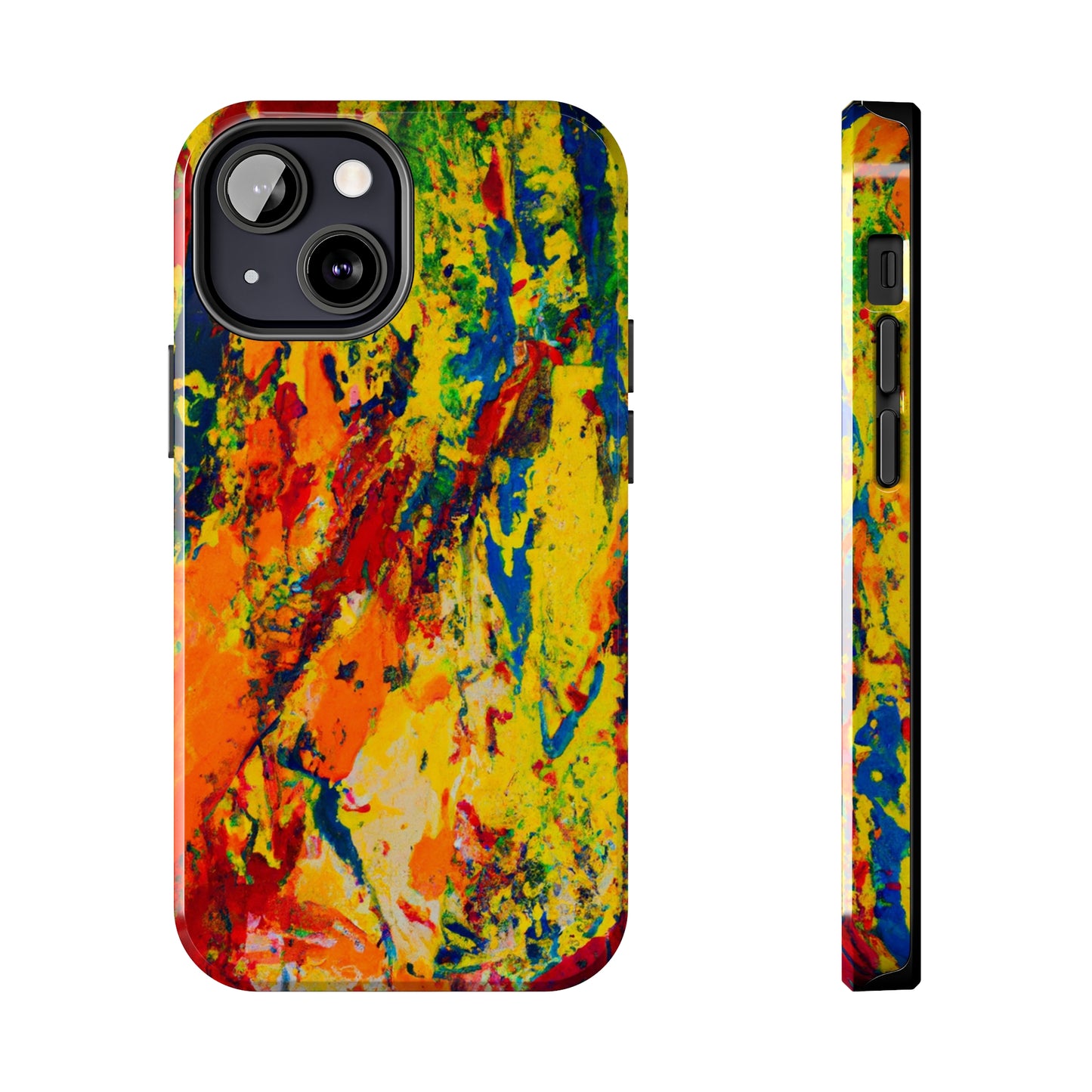 Tough Case-Mate iPhone Case Ft. Abstract Yellow Orange