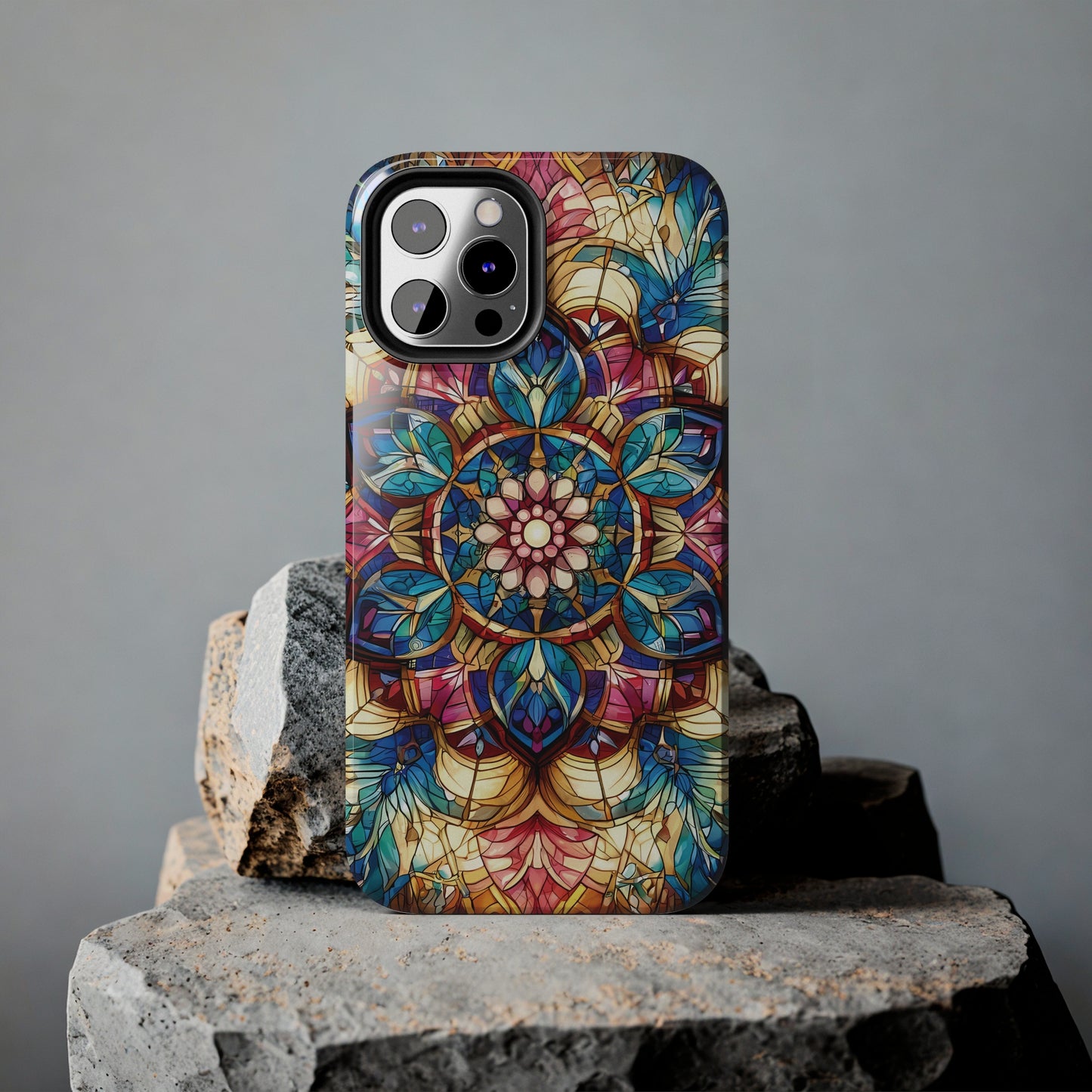 ToughDrop Apple iPhone Case Ft. Stained Glass Fractal