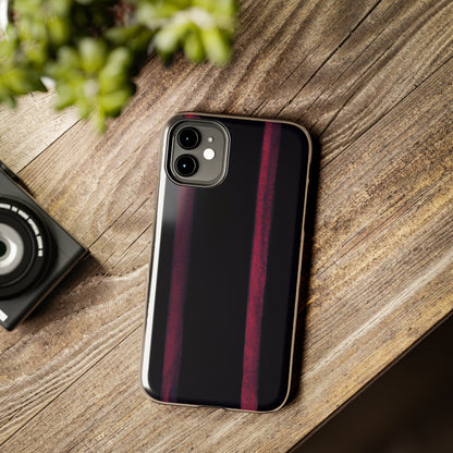 Tough Apple iPhone Cases Ft. Dark Stripes