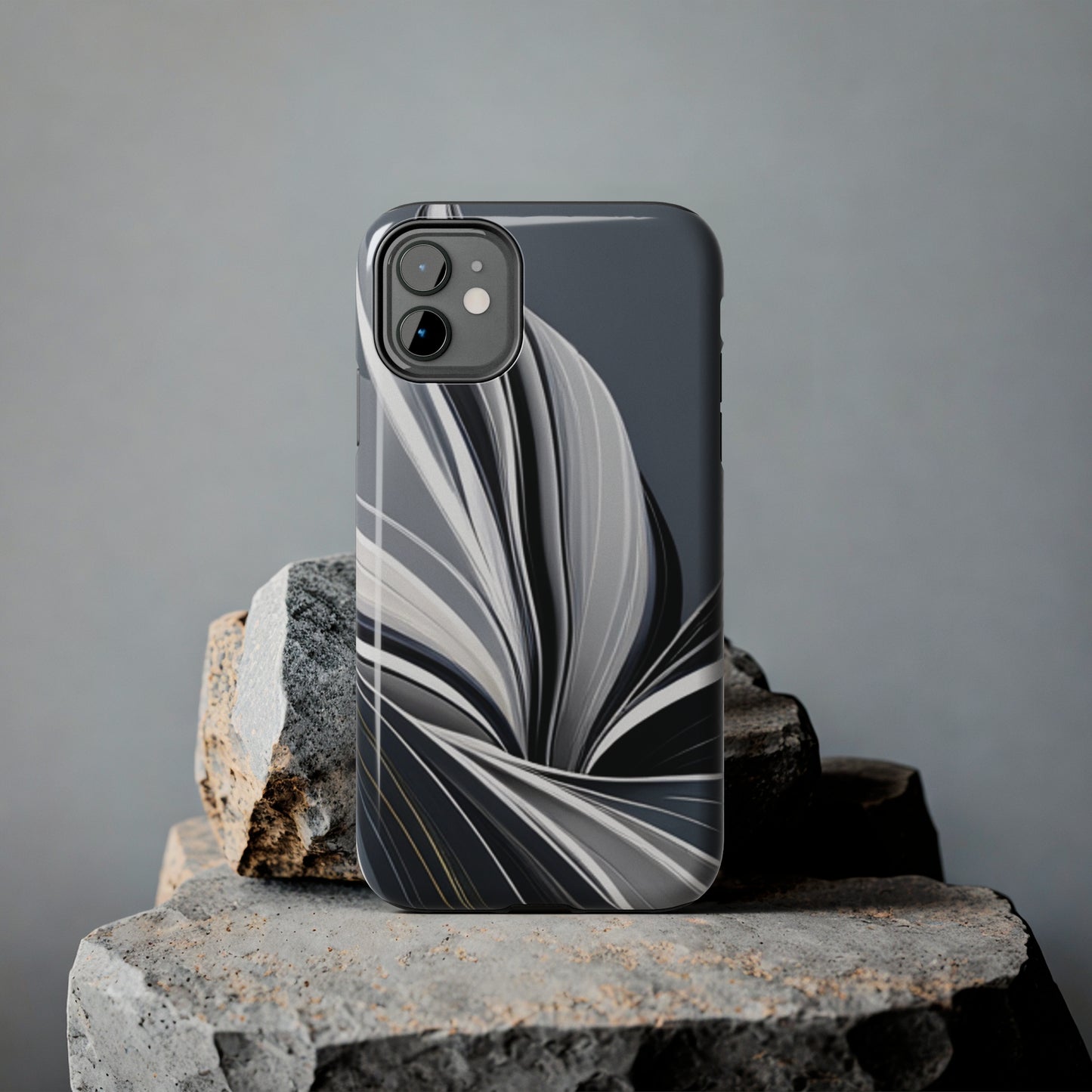 Strong Apple iPhone Cases Ft. Black and White Abstract Sail