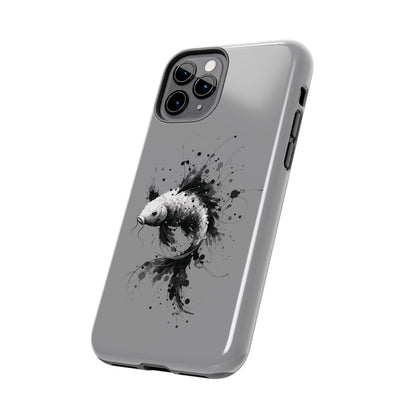 ToughDrop Apple iPhone Case Ft. Ink Blot Koi