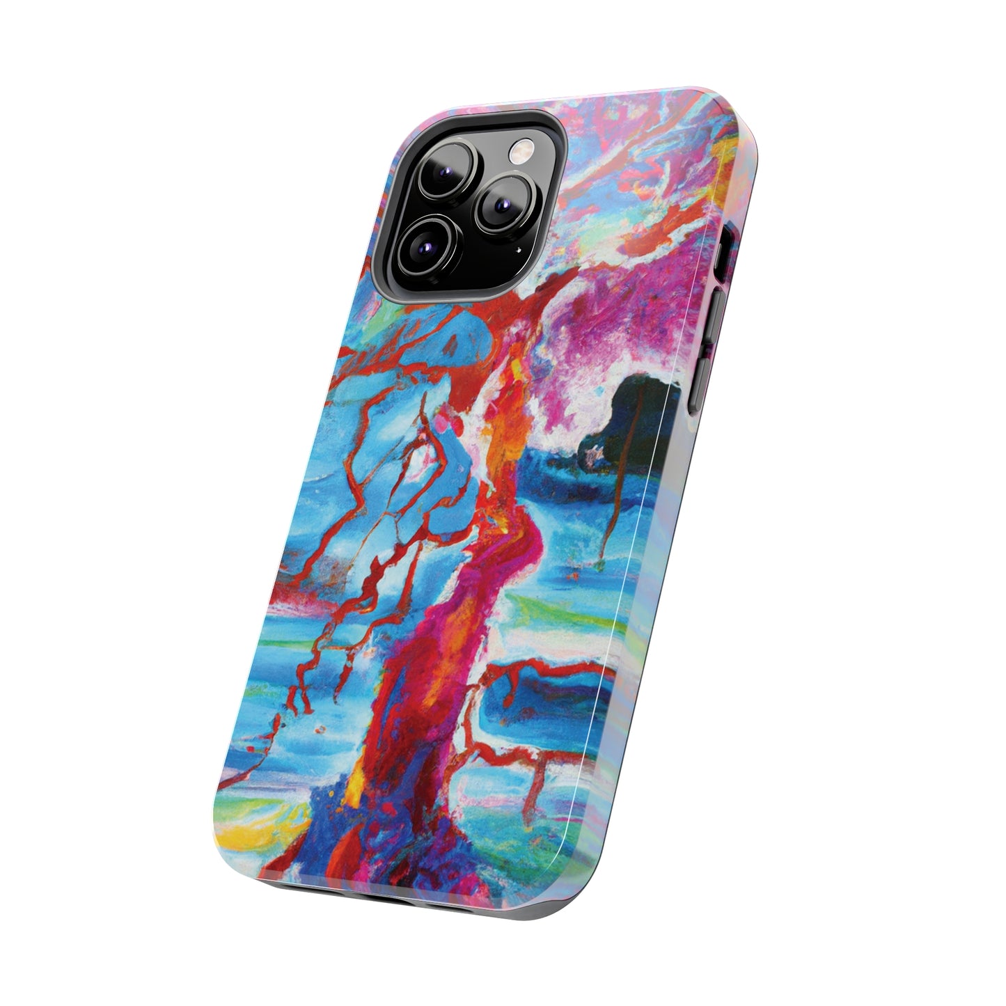 Tough Apple iPhone Cases Ft. Abstract Spirit Tree