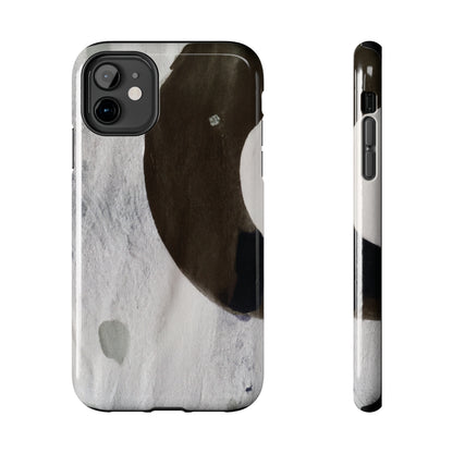 Strong Apple iPhone Case Ft. Abstract Half Circle