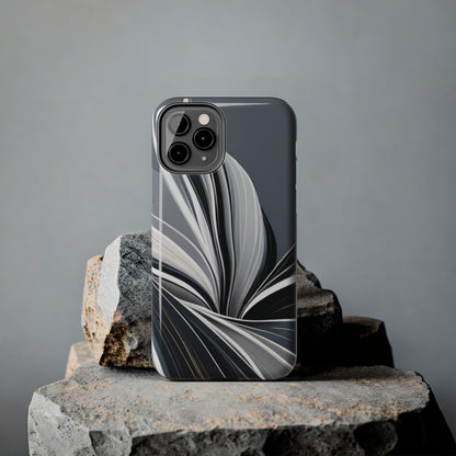 Strong Apple iPhone Cases Ft. Black and White Abstract Sail