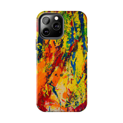 Tough Case-Mate iPhone Case Ft. Abstract Yellow Orange