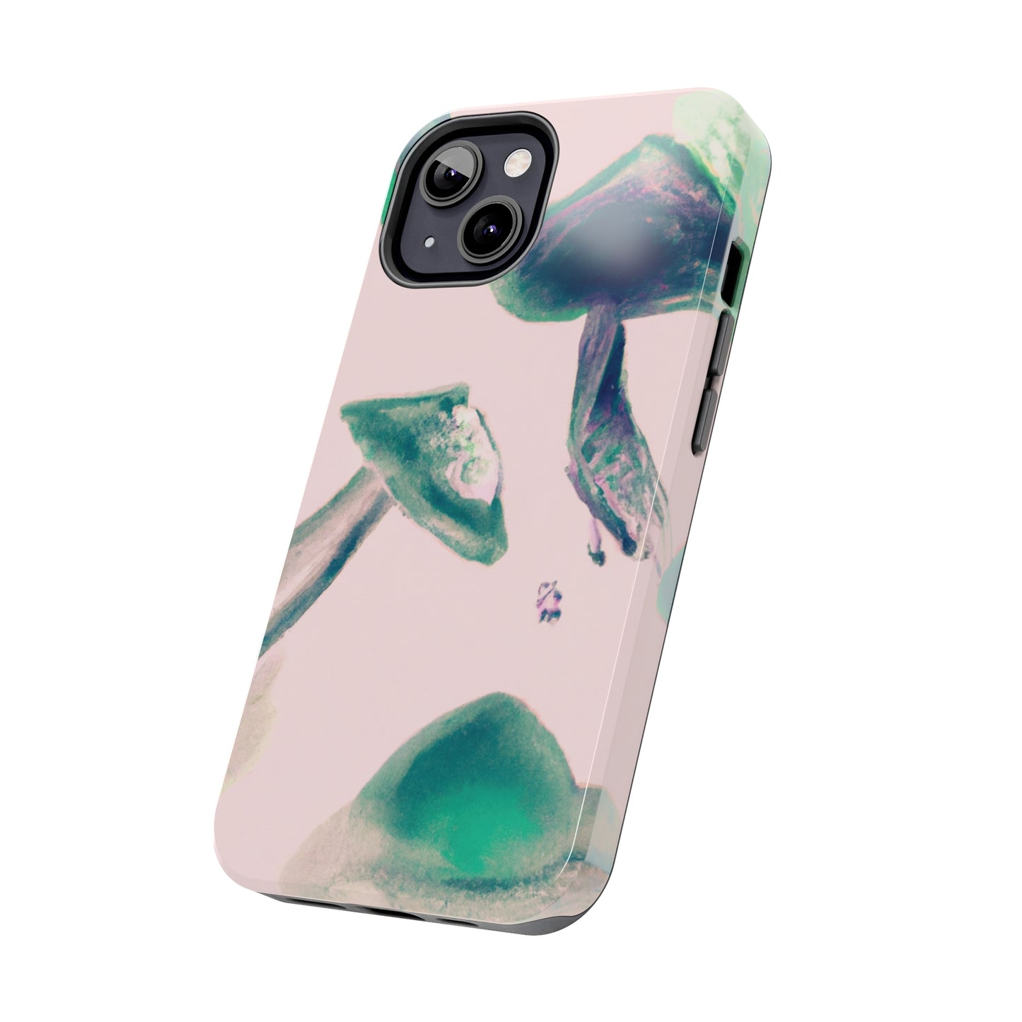 Tough Apple iPhone Cases Ft. Green Mushrooms