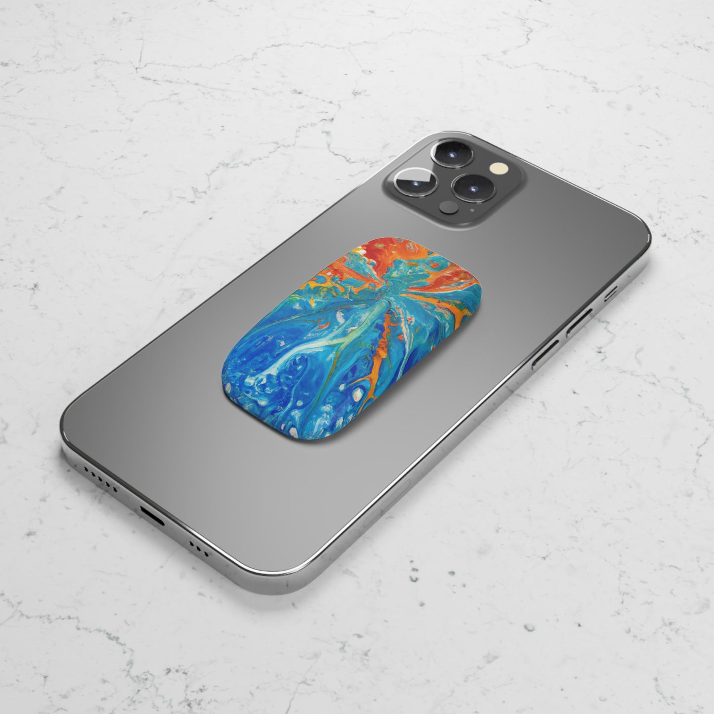 Reusable Click-On Phone Grip Ft. Ocean Roots