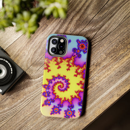 Tough Case-Mate iPhone Case Ft. Tie Dye Fractal