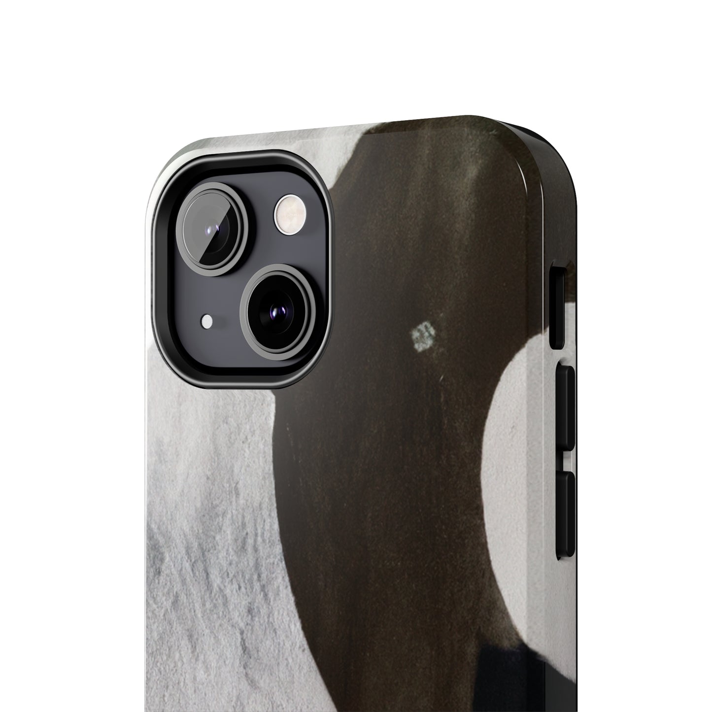 Strong Apple iPhone Case Ft. Abstract Half Circle