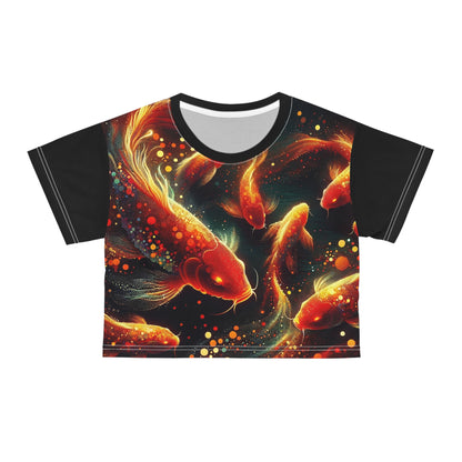 Spirit Koi Crop Top Tee