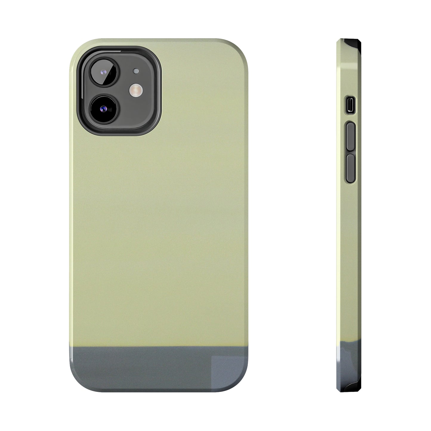 Strong Apple iPhone Case Ft. Minimal Gray Grey