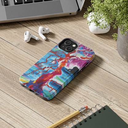 Tough Apple iPhone Cases Ft. Abstract Spirit Tree