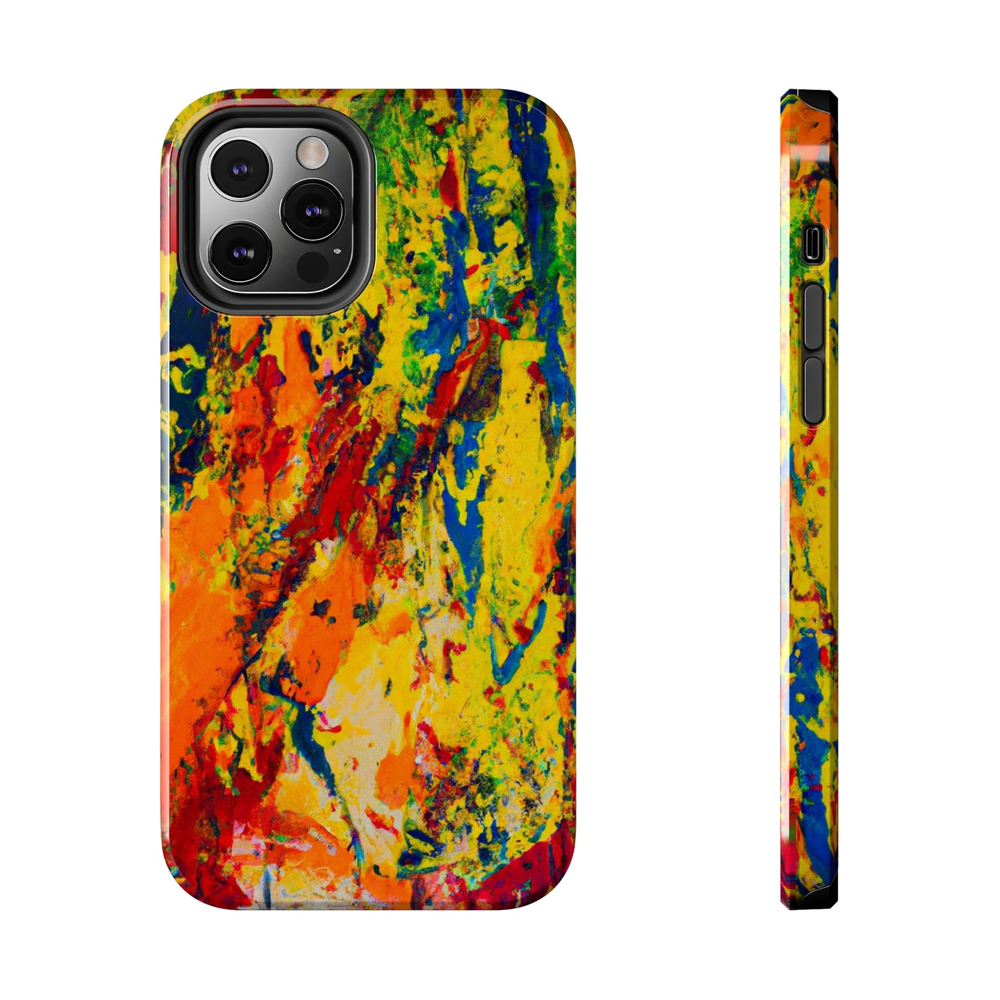 Tough Case-Mate iPhone Case Ft. Abstract Yellow Orange