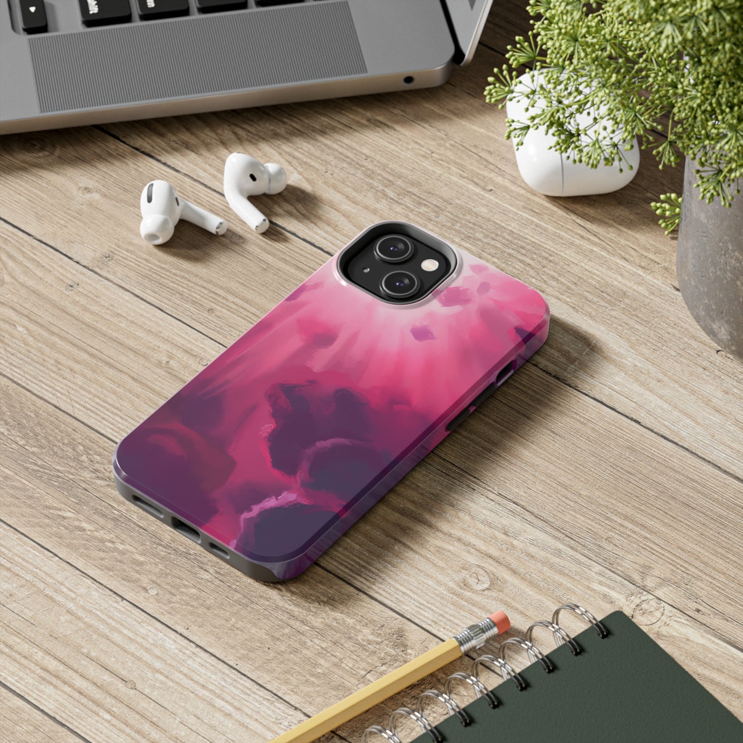 Tough Case-Mate iPhone Case Ft. Abstract Pink Sky