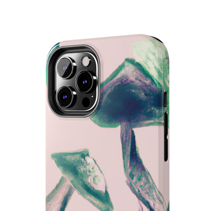 Tough Apple iPhone Cases Ft. Green Mushrooms