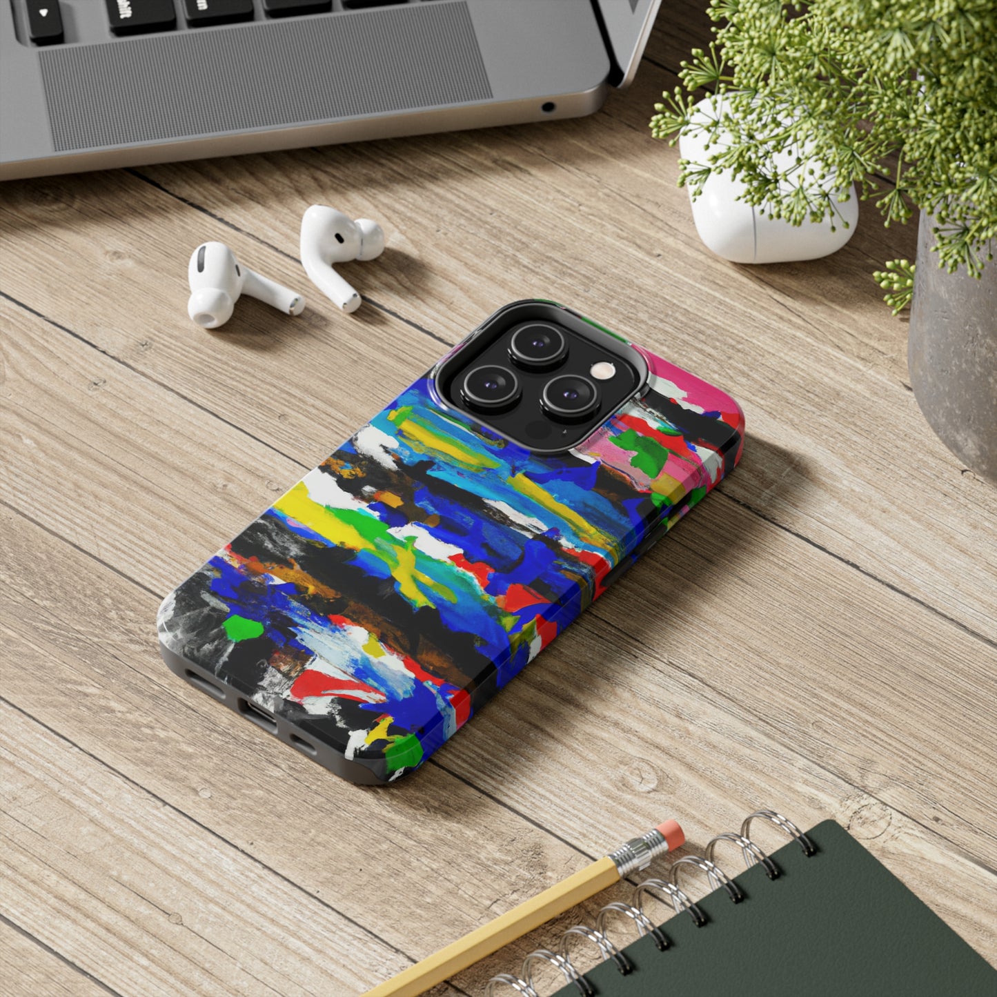 Tough Case-Mate iPhone Case Ft. Abstract Stripes