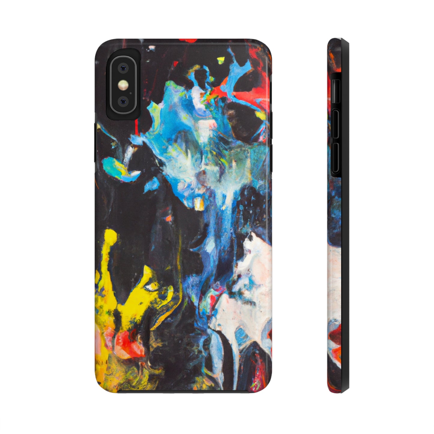 Tough Case-Mate iPhone Case Ft. Blue Splat