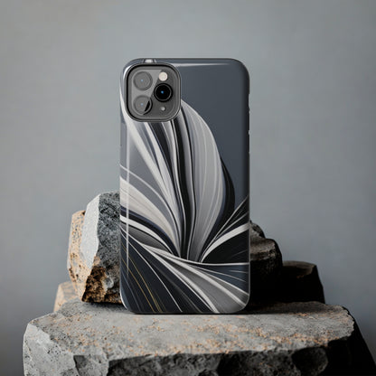 Strong Apple iPhone Cases Ft. Black and White Abstract Sail