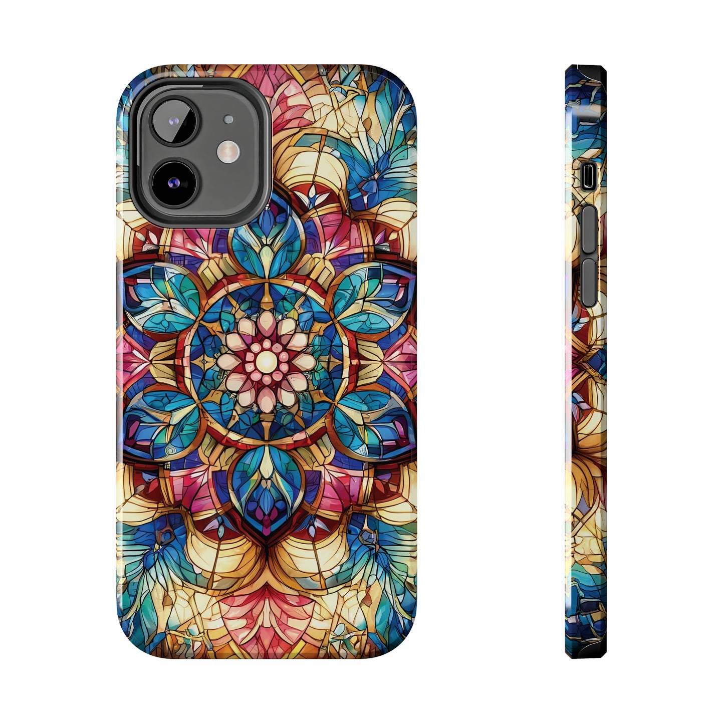 ToughDrop Apple iPhone Case Ft. Stained Glass Fractal