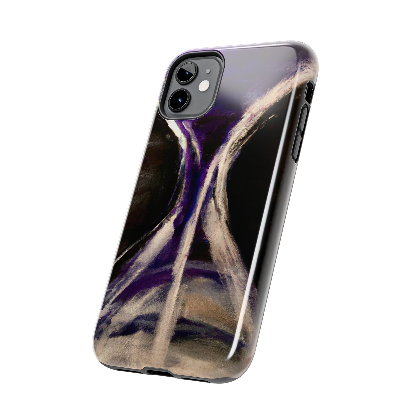 Tough Case-Mate iPhone Case Ft. Purple Hourglass