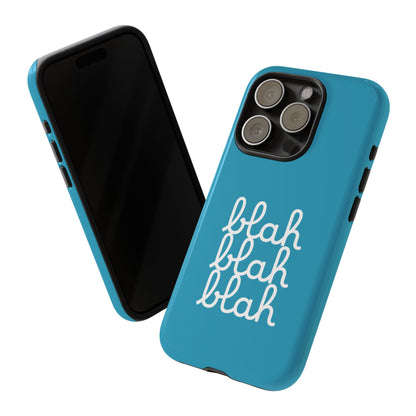 Tough Phone Case Ft. blahblahblah Turquoise