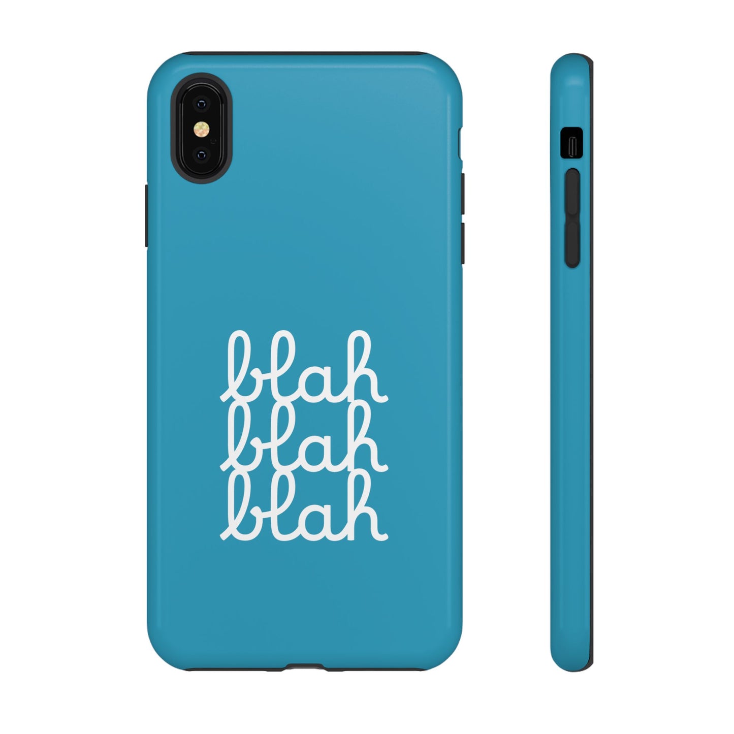 Tough Phone Case Ft. blahblahblah Turquoise