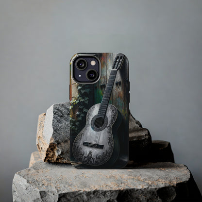 ToughDrop Apple iPhone Case Ft. Greyscale Guitar