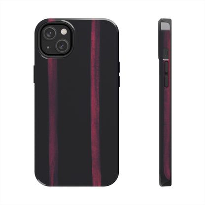 Tough Apple iPhone Cases Ft. Dark Stripes