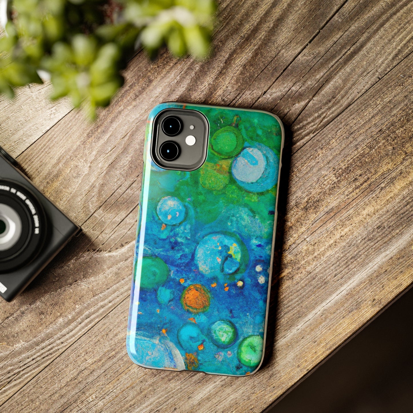 Tough Apple iPhone Cases Ft. Abstract Bubbles