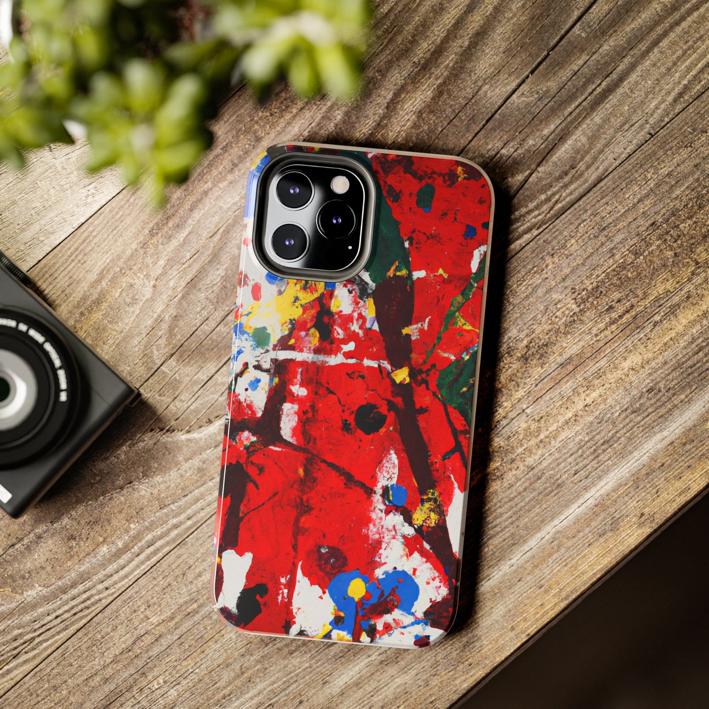 Tough Case-Mate iPhone Case Ft. Fractured Red