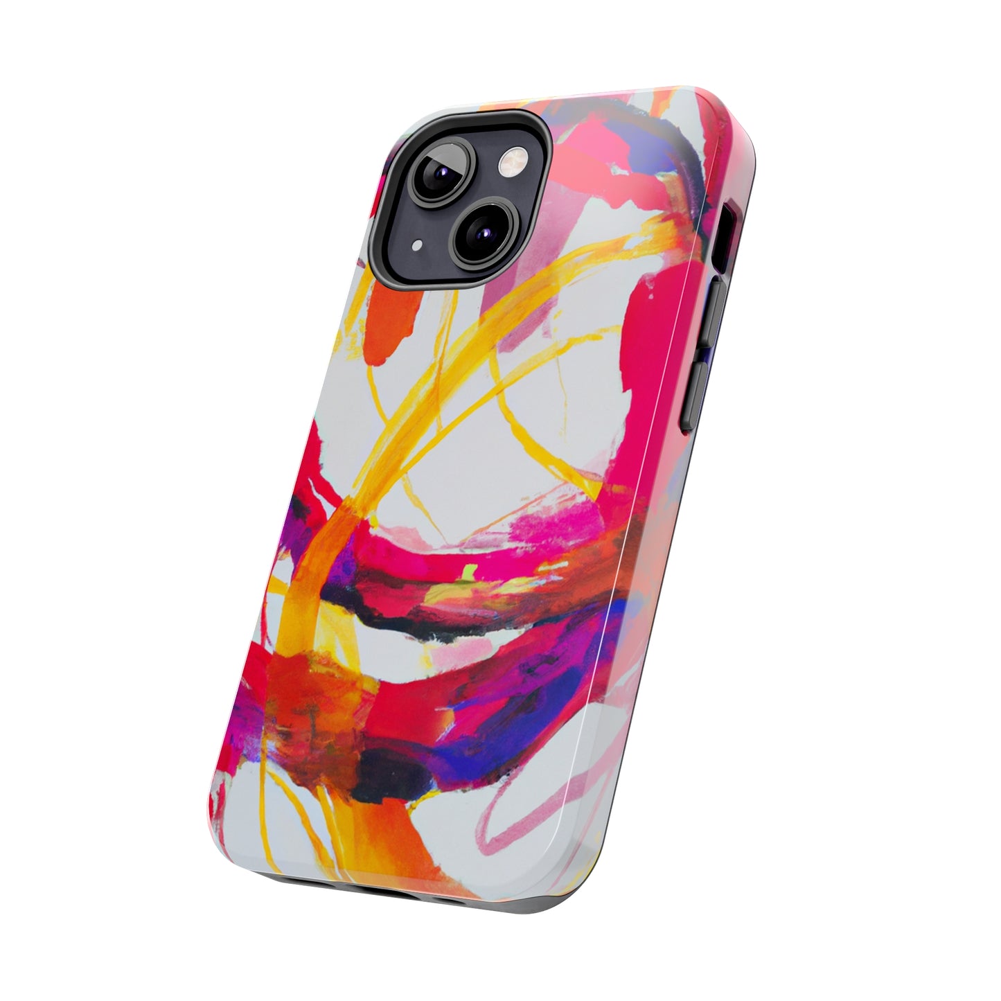 Tough Apple iPhone Cases Ft. Abstract Scarlet