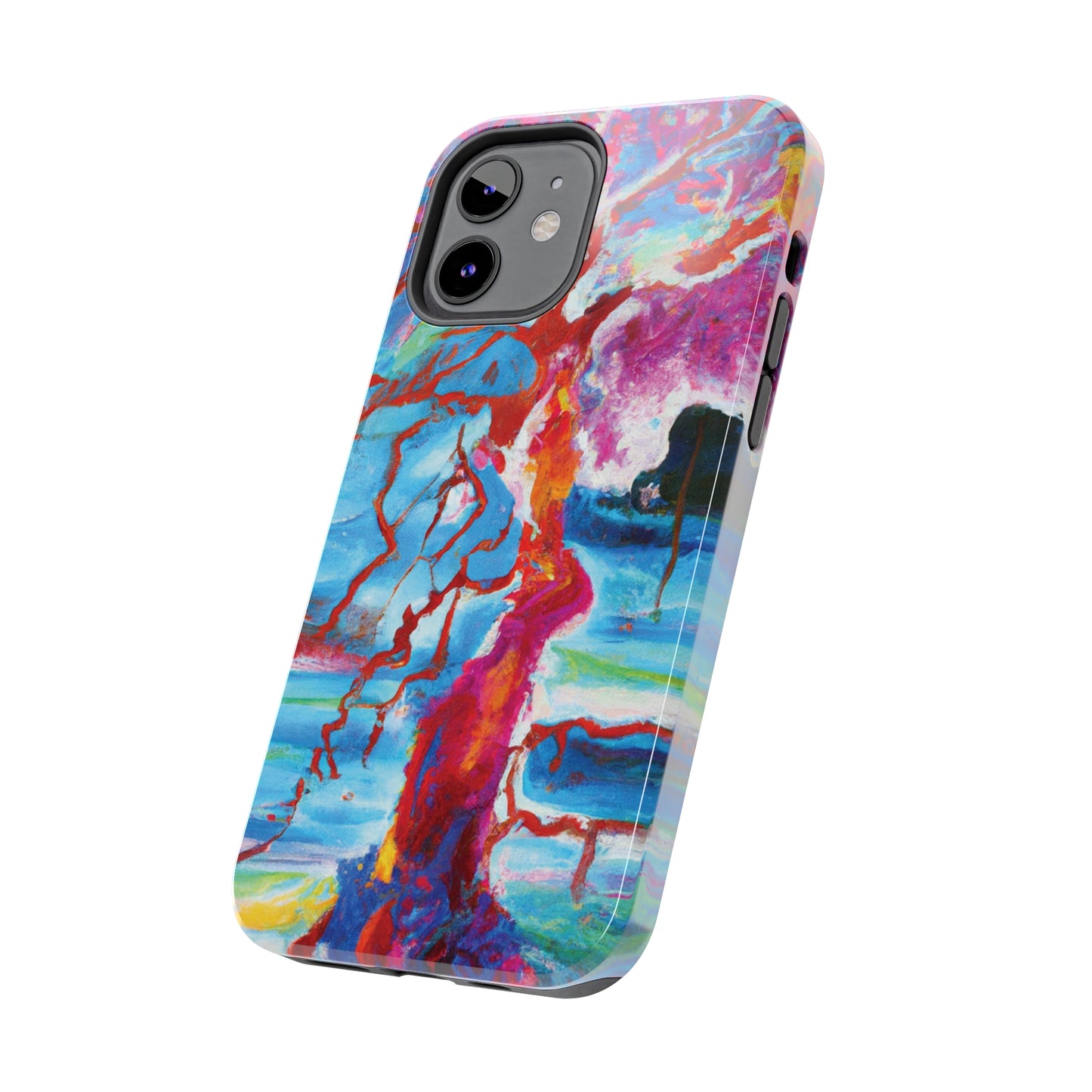 Tough Apple iPhone Cases Ft. Abstract Spirit Tree