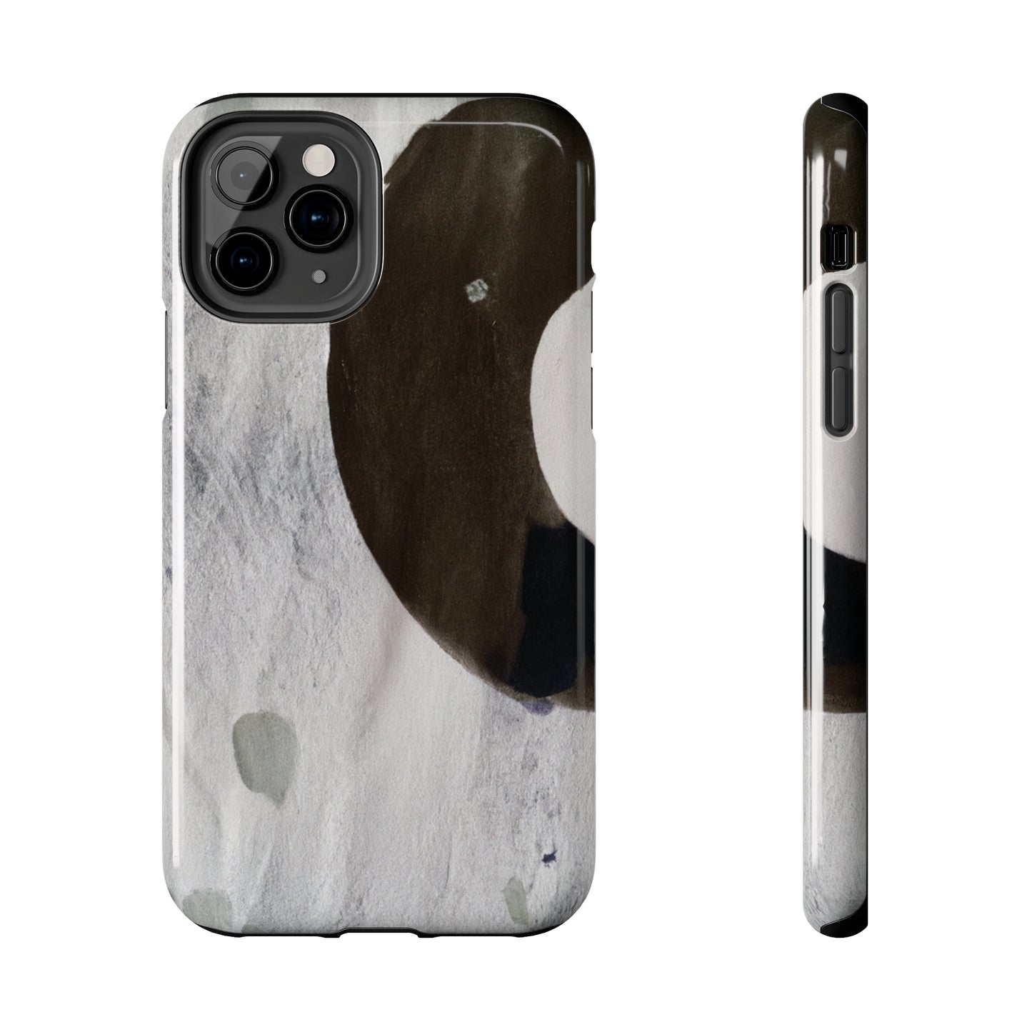 Strong Apple iPhone Case Ft. Abstract Half Circle