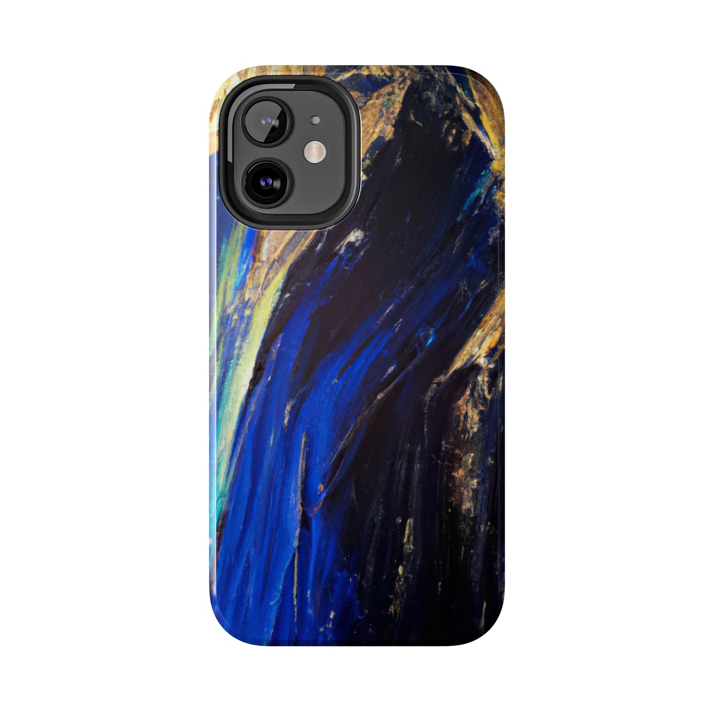 Tough Case-Mate iPhone Case Ft. Acrylic Blue Gold