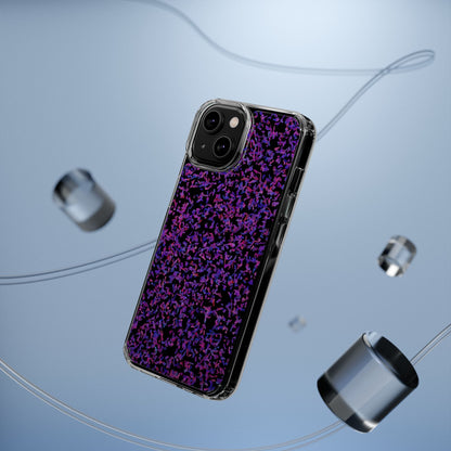 Clear iPhone and Android Cases Ft. Purple Leaves