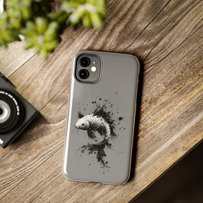 ToughDrop Apple iPhone Case Ft. Ink Blot Koi