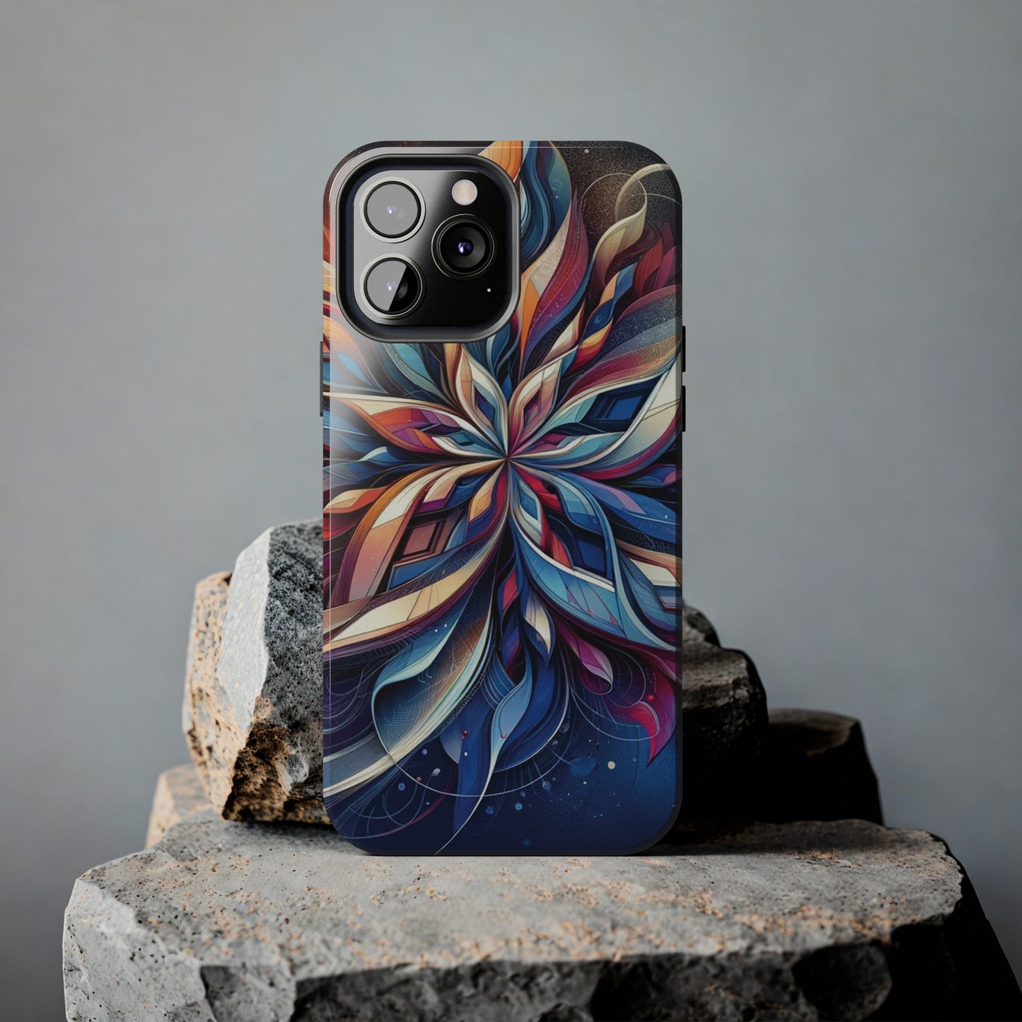 ToughDrop Apple iPhone Case Ft. Abstract Snowflake