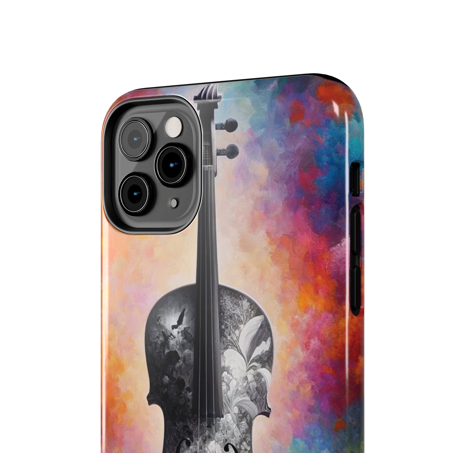 ToughDrop Apple iPhone Case Ft. Greyscale Violin